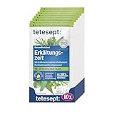 tetesept Meeressalz Erkältungszeit Bad – 10 x 80 g – Gesundheitsbad...