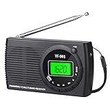 Padwa Lifestyle Mini Radio, Radio Batteriebetrieben Am Fm Sw Fm,...