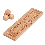 Spiel Mancala Brettspiel, Kalaha Spiel Erwachsene Brettspiel mit klappbarem...