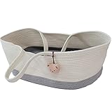 Yuehuamech Baby Moses Korb Tragbar Babybett Handheld Moses Korb...