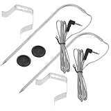 NUOBESTY Bbq Fleischthermometer mit Silikongriff Lebensmittelechte...