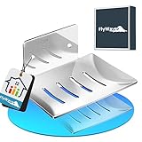 FlyWave Seifenhalter Ohne Bohren 1 Stück, Seifenschale Ohne Bohren 2...