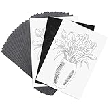 100 Blatt Transfer- und Kopierpapier, A4 Black Carbon pauspapier für holz,...