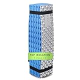 Alpteq® SchlafPlatz Isomatte faltbar – IXPE Thermomatte & Schlafmatte...