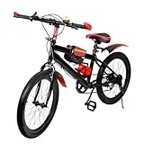 JJsdwin Kinderfahrrad 20 Zoll, Kinder Fahrrad Mit 7 Gang Schaltung,...