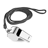iJiZuo Pfeife, Edelstahl Trillerpfeife, Profi Whistle mit Ausgezeichnetem...
