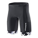 MY KILOMETRE Triathlon Shorts Herren – Professionelle Radhose mit...