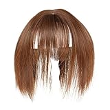 Falsche Pony Clips, Haarverlängerungsclips mit Pony aus Echthaar,...