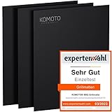 KOMOTO® BBQ Grillmatte (3er Set) 50x40 cm I Extra Dick I Grillmatten für...