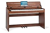 McGrey DP-18 WN E-Piano - 88 gewichtete Tasten mit Hammermechanik und...