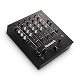 Numark M6 USB - 4-Kanal DJ-Mixer mit integriertem Audio Interface, 3-Band...