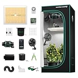 Mars Hydro TS1000 Growzelt Komplettset LED Grow Light Lampe 80X80X160cm...