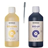 growkingz Biobizz PH Up 500ml (PH+ PH Plus) und Biobizz PH Down 500ml (PH-...