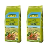Rapunzel Klare Suppe ohne Hefe Nachfüllpack, 2er Pack (2 x 500 g) - Bio