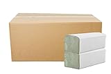 5.000 HERRMANN Papierhandtücher Natur Premium, 1-lagig, ZZ-Falz, 25x23cm...
