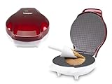 BEPER P101CUD002 Elektrisches Waffeleisen, 1000 W, Waffeleisen für Kegel...
