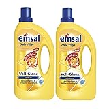 2X emsal Boden-Pflege Voll-Glanz 1 Liter, Langzeitglanz & Brillante...