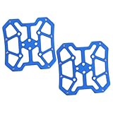 PENIKOKO Bike Pedal Adapter Platte aus Aluminiumlegierung Selbstsichernde...