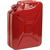 HP-Autozubehör 10129 Stahlblech Kanister 20 Liter, Farbe rot, Marke Valpro