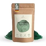 BIONUTRA® Bio Chlorella Spirulina Pulver 250 g, rückstandskontrolliert,...