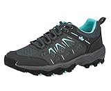 Lico Unisex Sierra Trekking-& Wanderhalbschuhe, Anthrazit Türkis, 41 EU