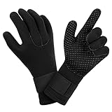 AUAUY Neopren Tauchhandschuhe, 3mm Warme Neoprenhandschuhe, Flexibel...