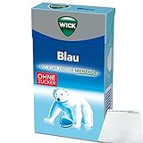 Wick Blau Menthol Halsbonbon ohne Zucker 1er Pack (1x46g Packung) + usy...