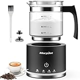 Morpilot Milchaufschäumer Elektrisch, 500ml 600W, 4 in 1 Milchschäumer...