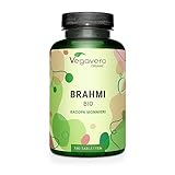 Brahmi Bio hochdosiert | 1.500 mg Bacopa monnieri | 2% Bacoside | Vegan &...