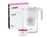BWT Wasserfilter VIDA Weiß 2,6L inkl. 13 Magnesium Filterkartuschen |...