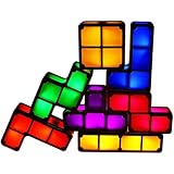 Stapelbar Nachtlicht für Kinder, TFSeven Stapelbar LED 7 Farben 3D Puzzles...