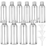 GAOMESIA 10 Stück 100ml Reiseflaschen Set, Nachfüllbare Flaschen mit 3...