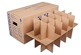 KK Verpackungen® Gläserkartons mit 15-30 Fächern | 5 Stück, Geschirr- &...