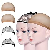 URAQT Haarnetz Wig Cap, Dehnbare Atmungsaktive Perücke Kappen Caps Nylon...