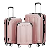 BEIBYE 2045 Zwillingsrollen 3tlg. Reisekoffer Koffer Kofferset Trolleys...