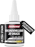 Sekundenkleber 3D Druck Gel für PLA, ABS, PETG, TPU Filament extra stark -...
