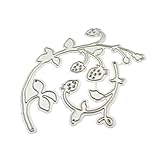 Erdbeeren Metall Schneidstirme Schablone Scrapbooking Album Stamp Paper...