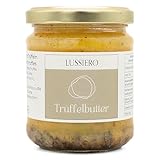 Lussiero Trüffelbutter mit echtem Weissem Bianchetto Trüffel Tuber...