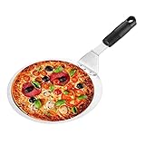 Nanxin Edelstahl Pizzaschaufel mit langem Griff, Pizzaschieber für...