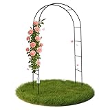 Bituxx Rosenbogen Metall Rankbogen Gartenbogen Torbogen Rundbogen Rankhilfe...