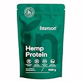 Intenson Hanfproteinpulver, 500 g, Hoher Proteingehalt, Unterstützt...
