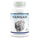 Mangan 10 mg - 365 Tabletten für 1 Jahr - Laborgeprüft (Wirkstoffgehalt &...