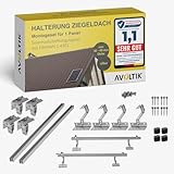 Avoltik Solar Ziegeldach Halterung für Balkonkraftwerk – PV Dachmontage...