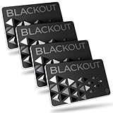 AKIELO Blackout Ultra Thin RFID Blocking Card (2 x Pack) - Anti Theft...