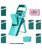 Genius Nicer Dicer Mando Gemüseschneider inkl. Clia Rainbow Putzschwamm 13...