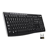 Logitech K270 Kabellose Tastatur für Windows, 2,4 GHz kabellos,...