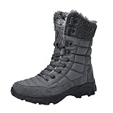 Bottes de Moto Pour Hommes - Bottes de Combat lässige atmungsaktiv Stiefel...