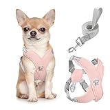 Pawaboo Hundegeschirr mit Hundeleine Set, X-Rahmen Verstellbares Anti Zug...