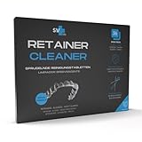 36 Reinigungstabletten für Transparente Retainer, Aligner, Knirschschiene...