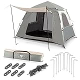 STAHLWERK Campingzelt Z-210 ST 210 x 160 cm selbstaufbauendes Pop-Up-Zelt |...